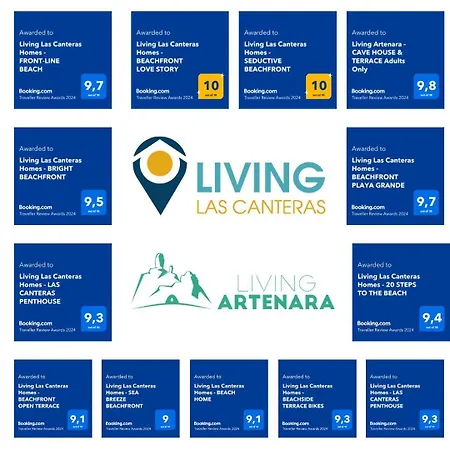 Living Canteras Homes - Sea Breeze Beachfront 아파트 라스팔마스